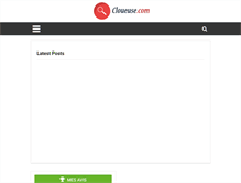 Tablet Screenshot of cloueuse.com